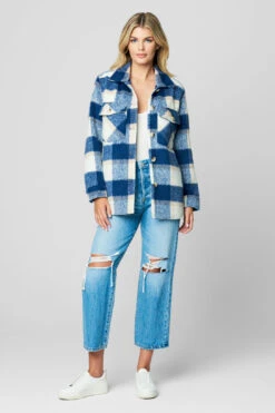 Blank NYC Keep Rolling Shacket