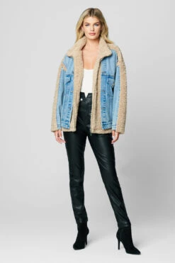 Blank NYC Fuzzy Wuzzy Jacket