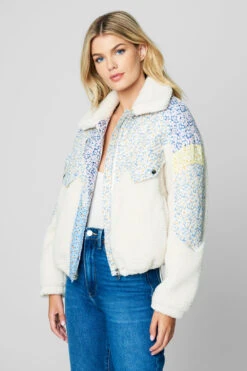 Blank NYC Flower Patch Jacket -Blank NYC Shop 03mu6449 flower patch 3