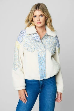 Blank NYC Flower Patch Jacket -Blank NYC Shop 03mu6449 flower patch 6