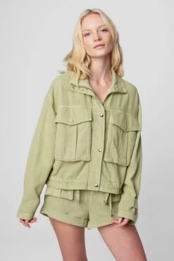 Blank NYC Green Light Jacket -Blank NYC Shop 07bj6777 green light 4