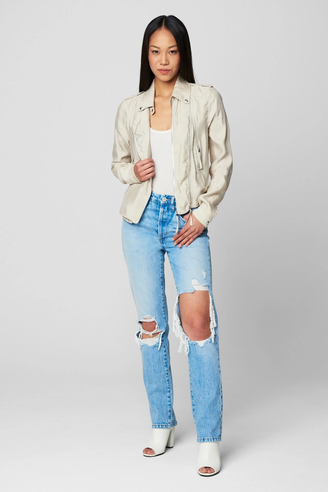 Blank NYC White Sand Jacket 1 Blank NYC White Sand Jacket