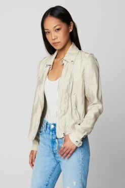 Blank NYC White Sand Jacket 7 Blank NYC White Sand Jacket -Blank NYC Shop 56z 5880 white sand 3
