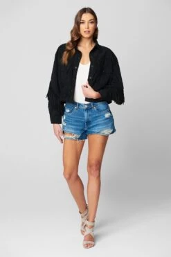 Blank NYC Cosmic Faux Suede Jacket