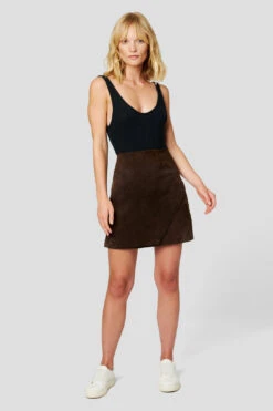 Blank NYC Chocolate Souffle Skirt