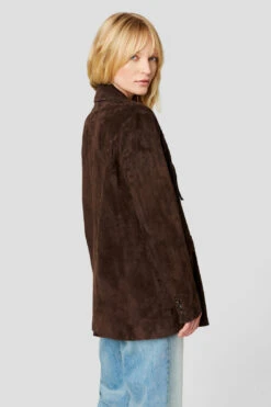 Blank NYC Chocolate Souffle Blazer -Blank NYC Shop 73k 6559 chocolate souffle 4