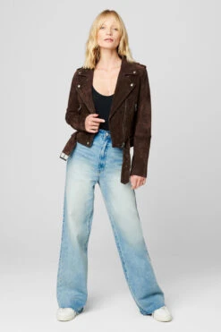 Blank NYC Chocolate Souffle Jacket