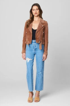 Blank NYC Coffee Bean Moto Jacket