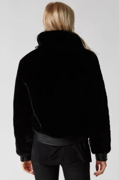 Blank NYC Black Noise Jacket -Blank NYC Shop black noise 3