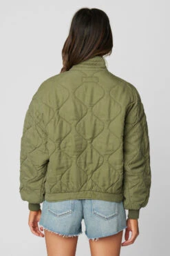 Blank NYC Burnt Sage Jacket -Blank NYC Shop burnt sage 4