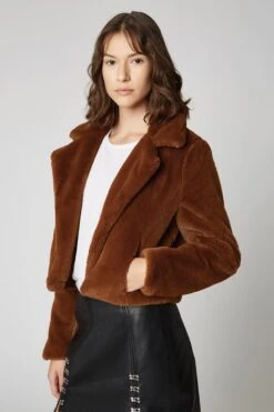 Blank NYC Milk Chocolate Jacket -Blank NYC Shop milk chocolate 3