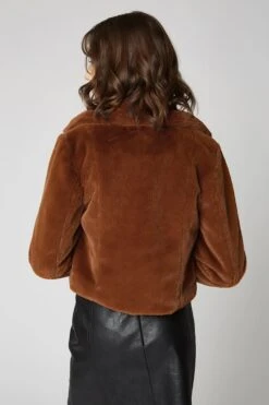 Blank NYC Milk Chocolate Jacket -Blank NYC Shop milk chocolate 4