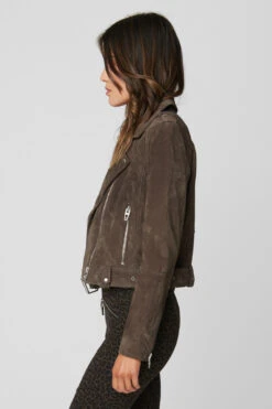 Blank NYC Shadow Grey Moto Jacket -Blank NYC Shop shadow grey 3